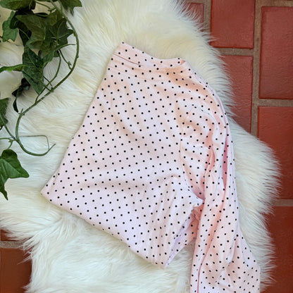 Pink Polka Dot 100% Cotton Top - L/XL/XXL