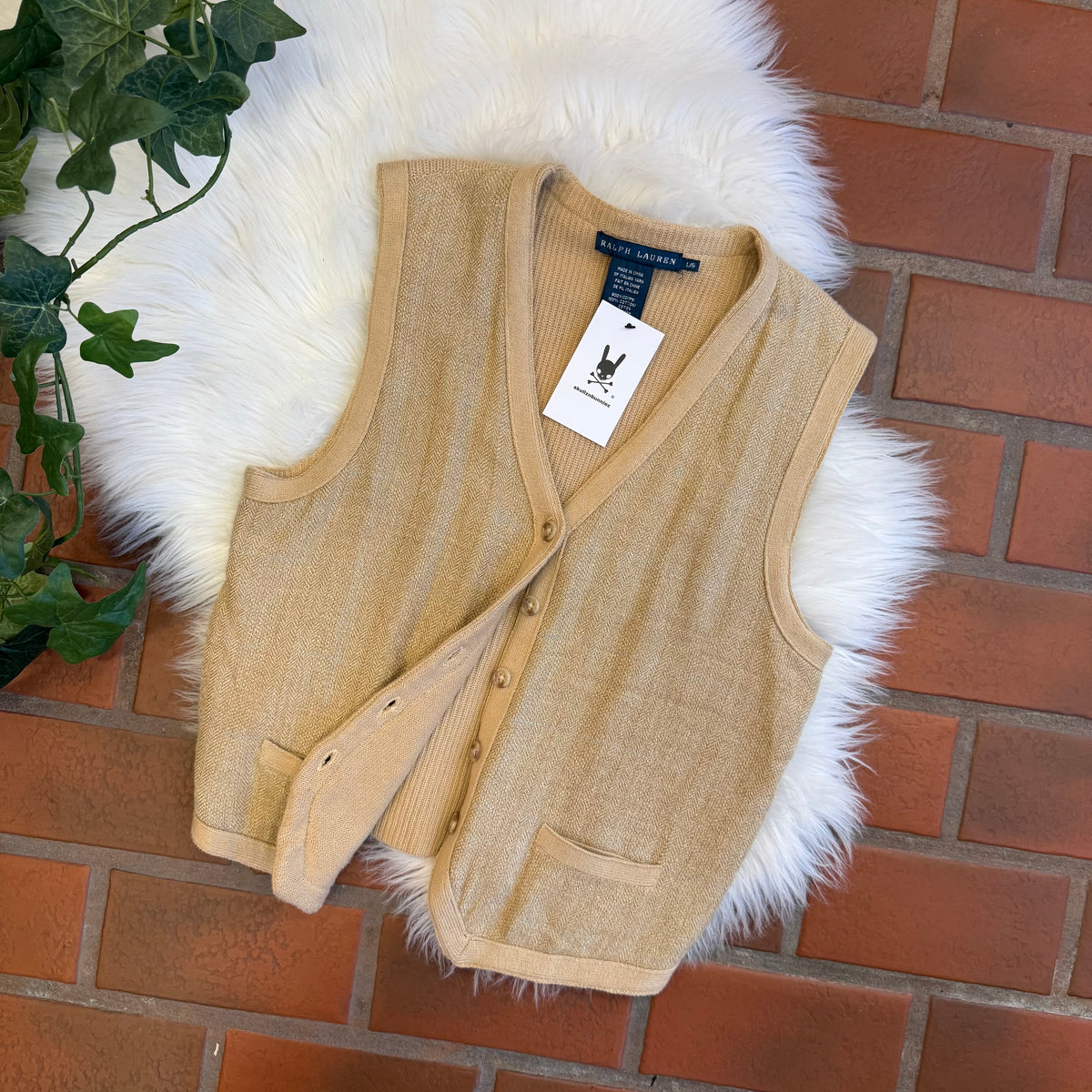 Ralph Lauren Vintage Blue Label Vest - Size M/L