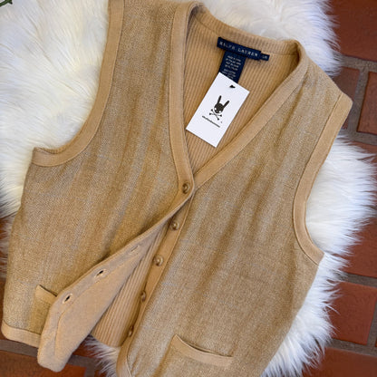 Ralph Lauren Vintage Blue Label Vest - Size M/L