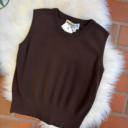 Vintage Joseph A Brown Knit Tank