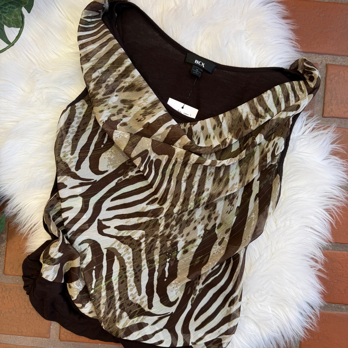 Vintage Cowl Neck Top