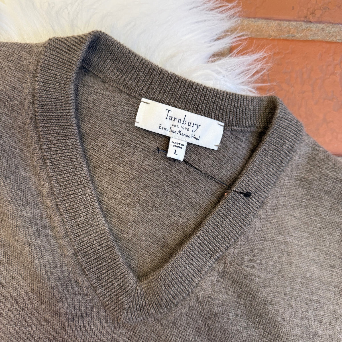 Vintage Turnbury Extra Fine Merino Wool Sweater Vest