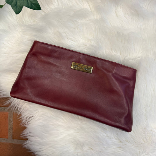 Vintage Etienne Aigner Leather Clutch/Envelope Bag