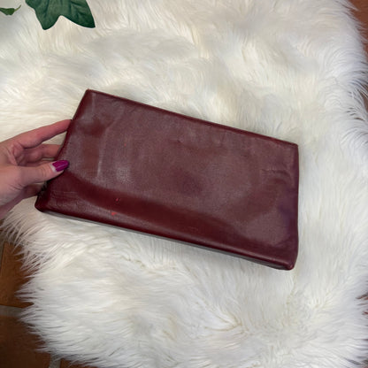 Vintage Etienne Aigner Leather Clutch/Envelope Bag