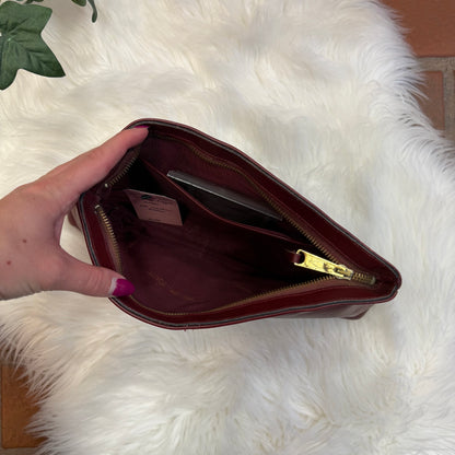Vintage Etienne Aigner Leather Clutch/Envelope Bag