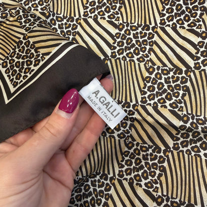 Vintage Made in Italy A.Galli Silk Scarf