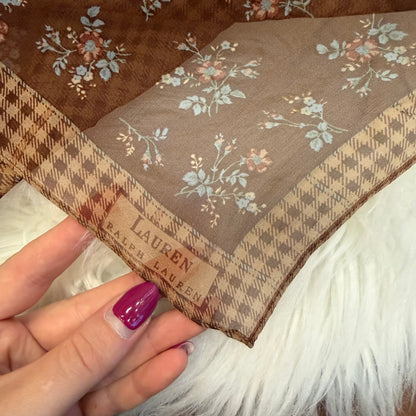 Vintage Lauren Ralph Lauren Silk Chiffon Scarf