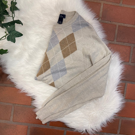 Vintage Dockers by Levi's Argyle Knit Pullover