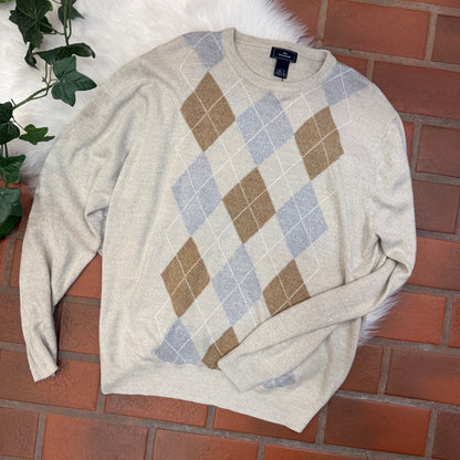 Vintage Dockers by Levi's Argyle Knit Pullover