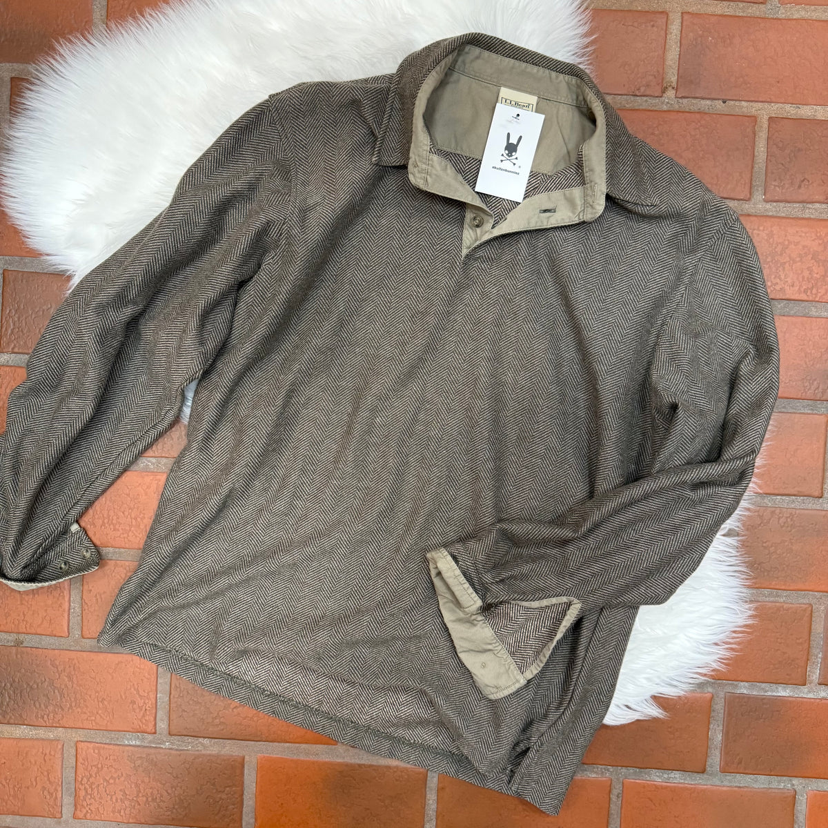 L.L. Bean Vintage Cotton Pullover - L/XL