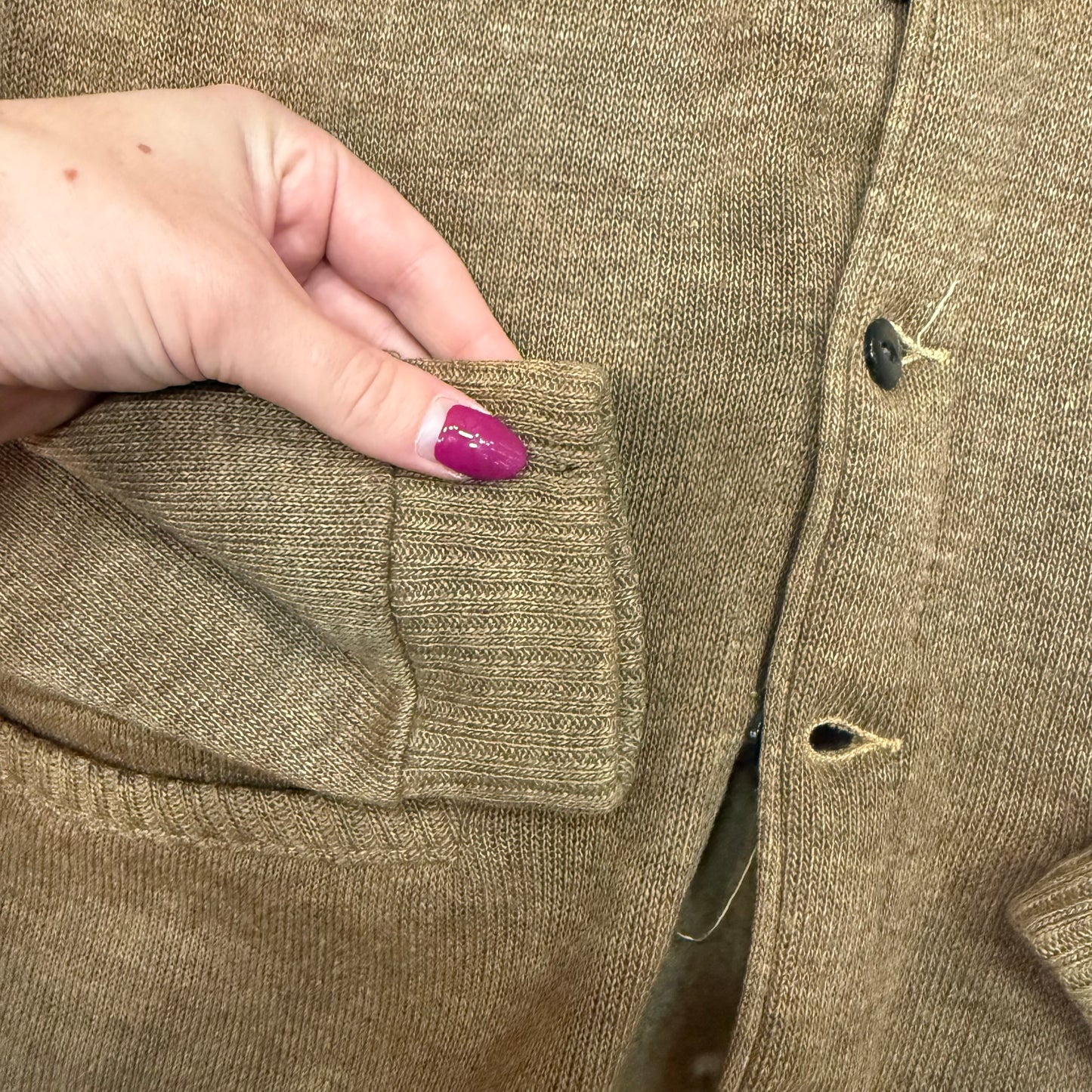 Vintage 1960s "Haband" Academia Wool Cardigan