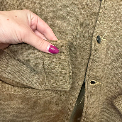 Vintage 1960s "Haband" Academia Wool Cardigan