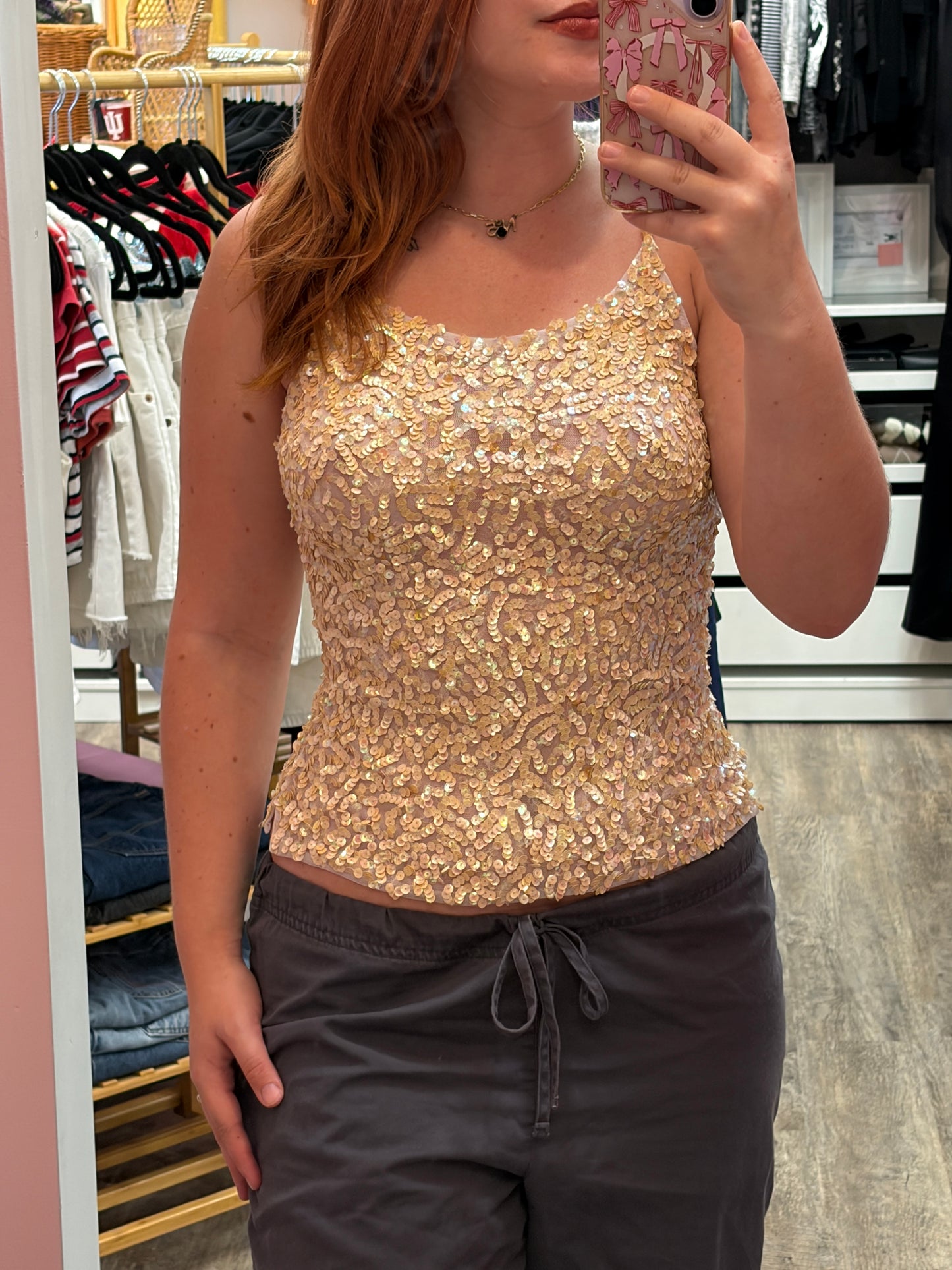 RARE Vintage Sparkle Top - Size XS, S, M