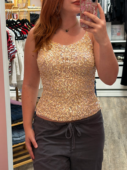 RARE Vintage Sparkle Top - Size XS, S, M
