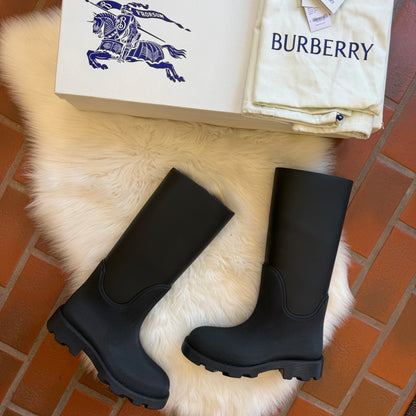 Burberry Authentic Brand New Rain Boots - size 9