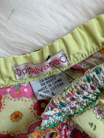 PJ Salvage Paisley Cotton Lounge Pants - M/L