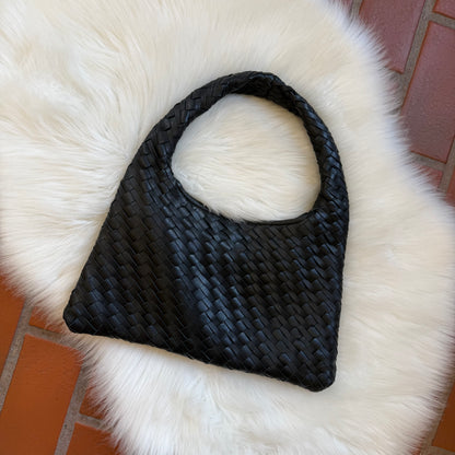 Walter Baker Designer "Haven Mini Bag", Woven Leather - New