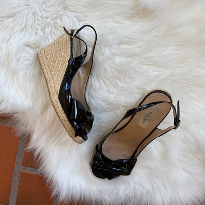Valentino Garavani Authentic Bow Wedges - 7.5/8