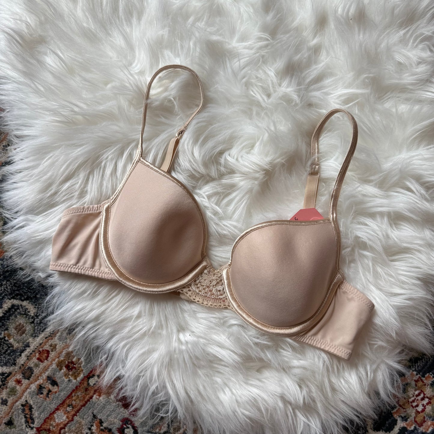 Vintage Victoria's Secret Beige Bra - 34B