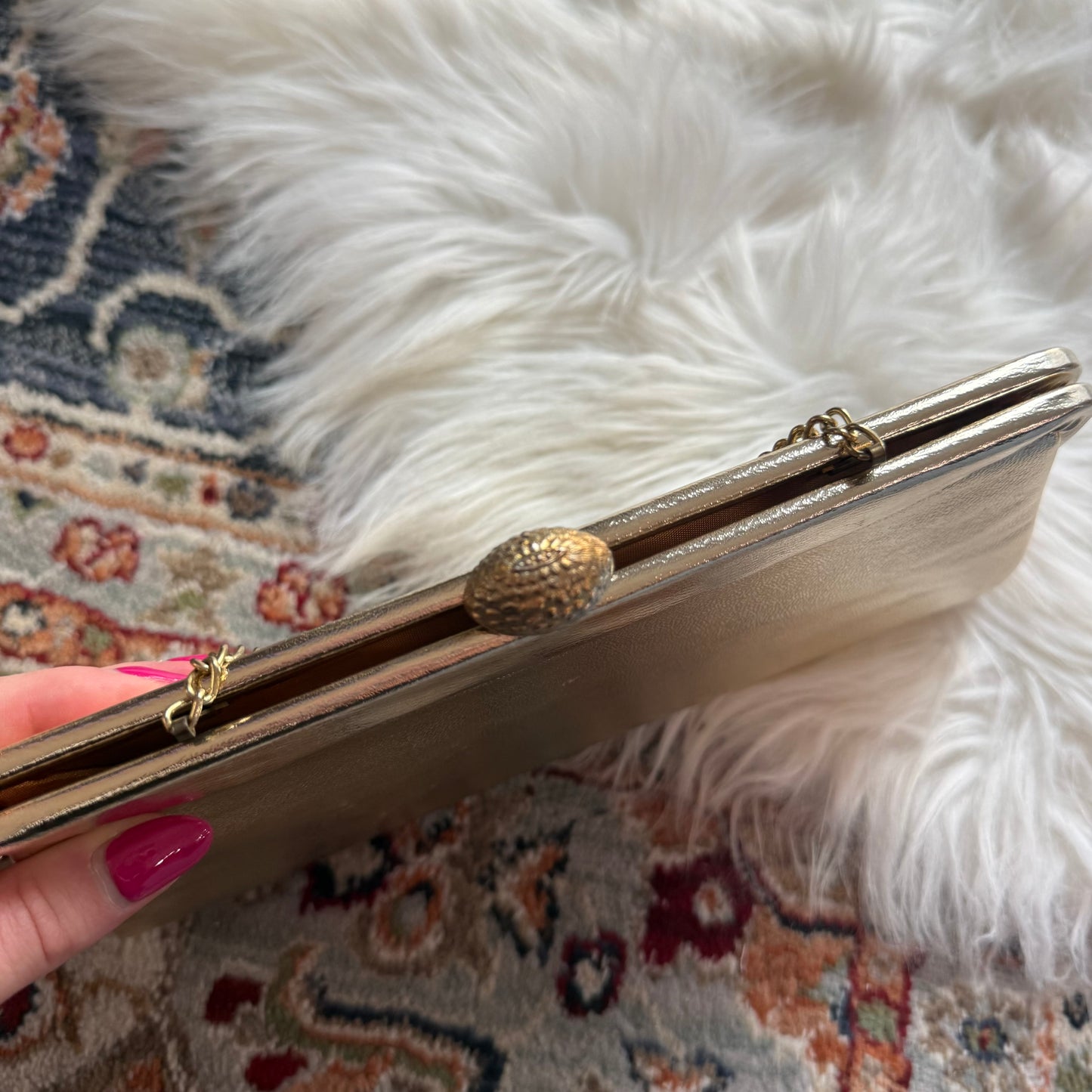Vintage Gold Elegant Evening Clutch/Mini Bag