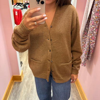 Vintage 1960s "Haband" Academia Wool Cardigan