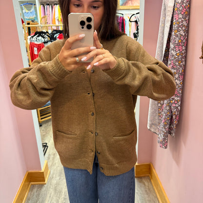 Vintage 1960s "Haband" Academia Wool Cardigan
