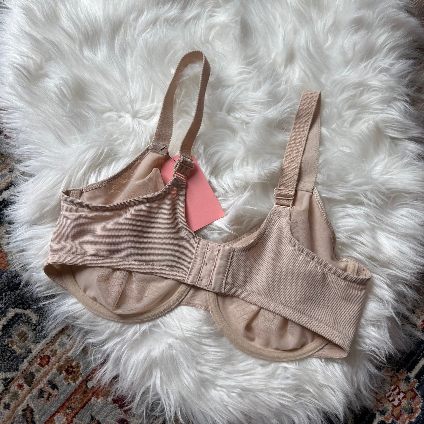Wacoal Beige Lace T Shirt Bra - 36DDD