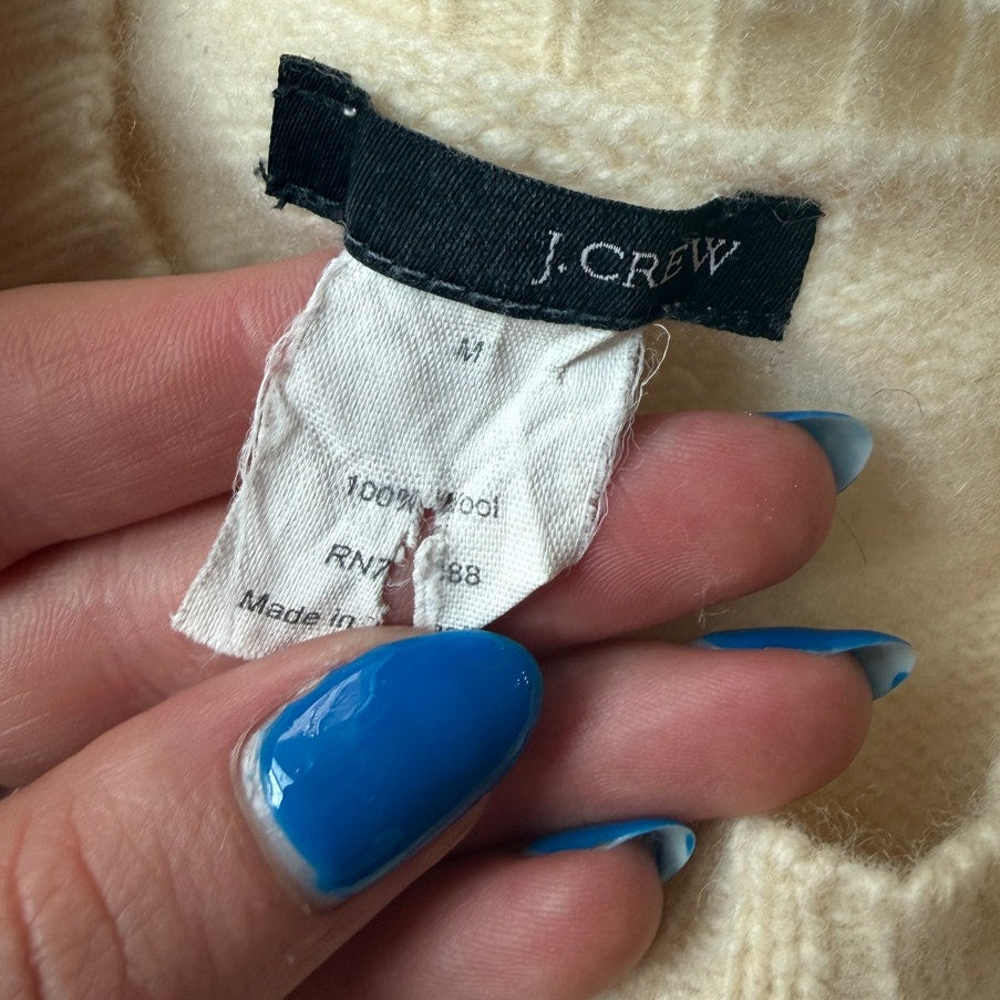 J. Crew Vintage 100% Wool Crew