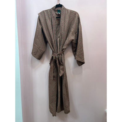 Vintage Isaac Zelcer Silk Robe - One Size, Unisex