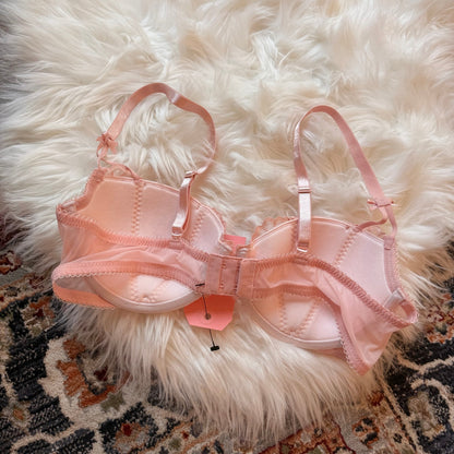 Ballerina Corset Pastel Pink Bra - 36C