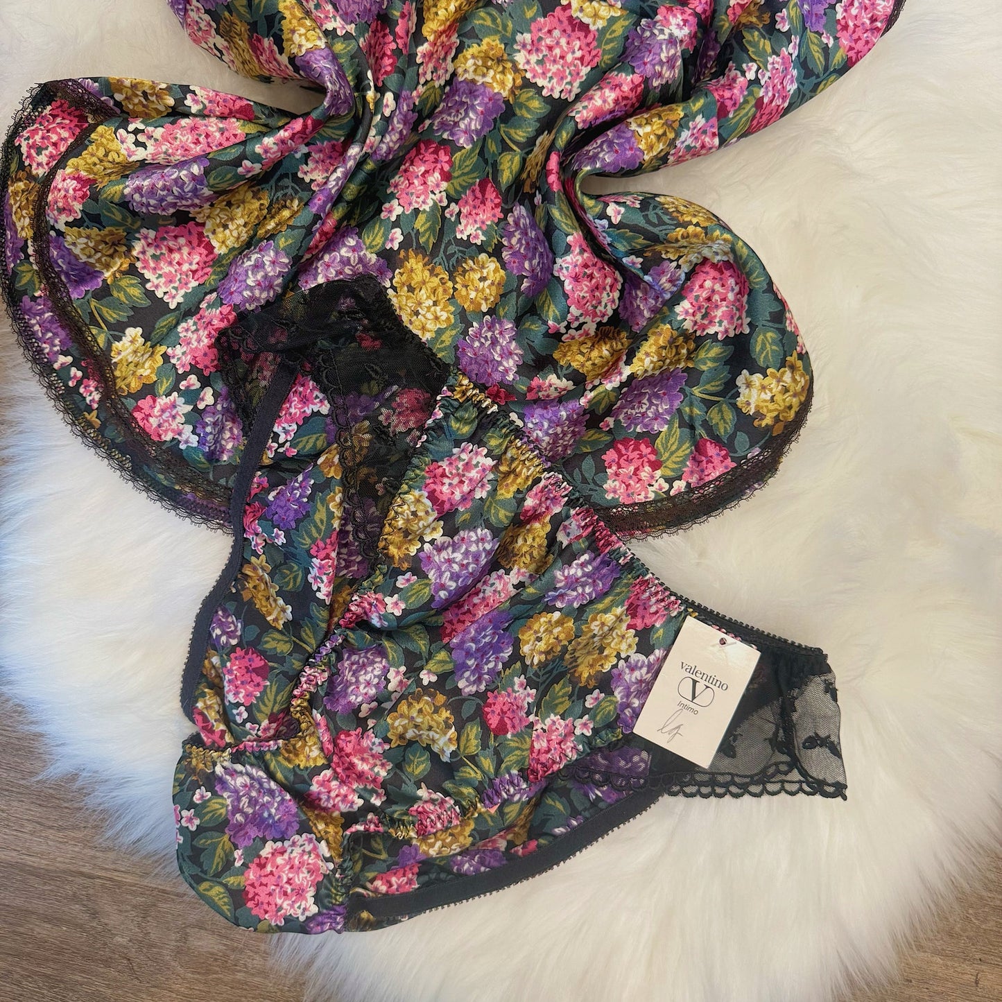 Valentino Intimo Vintage Satin Lounge Set - Size M/L