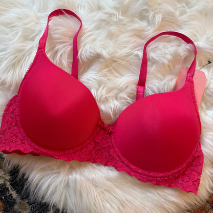 Lily of France Pink Lace Bra - 36C