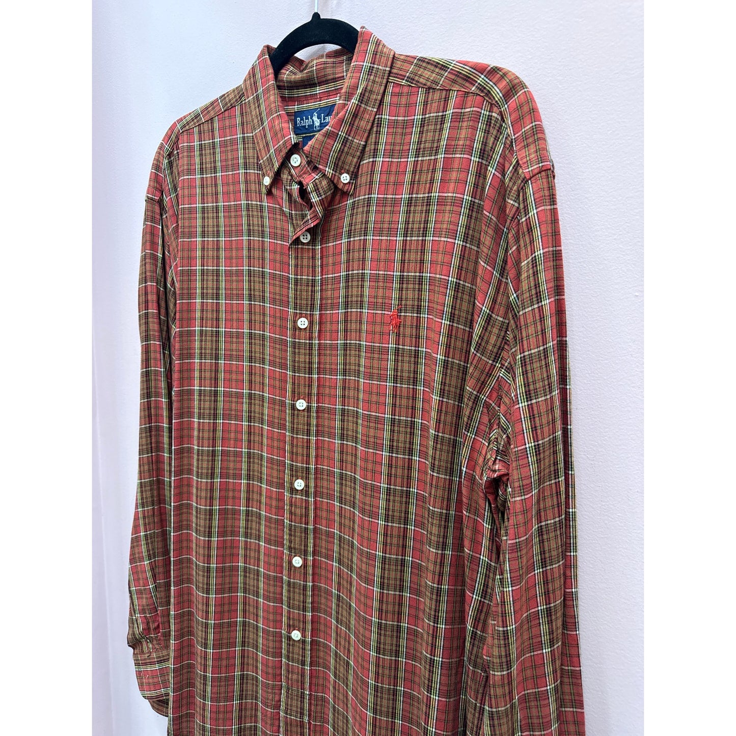 Vintage Ralph Lauren Rayon Button Down - Size L