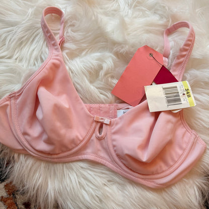 Vintage Liz Claiborne Soft Pink Bra - 34B, New