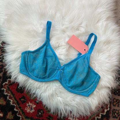 Wacoal Blue Lace T Shirt Bra - 34D