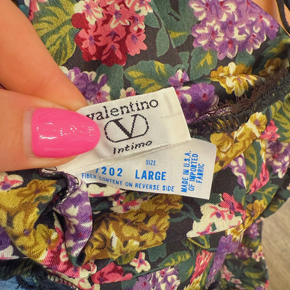 Valentino Intimo Vintage Satin Lounge Set - Size M/L