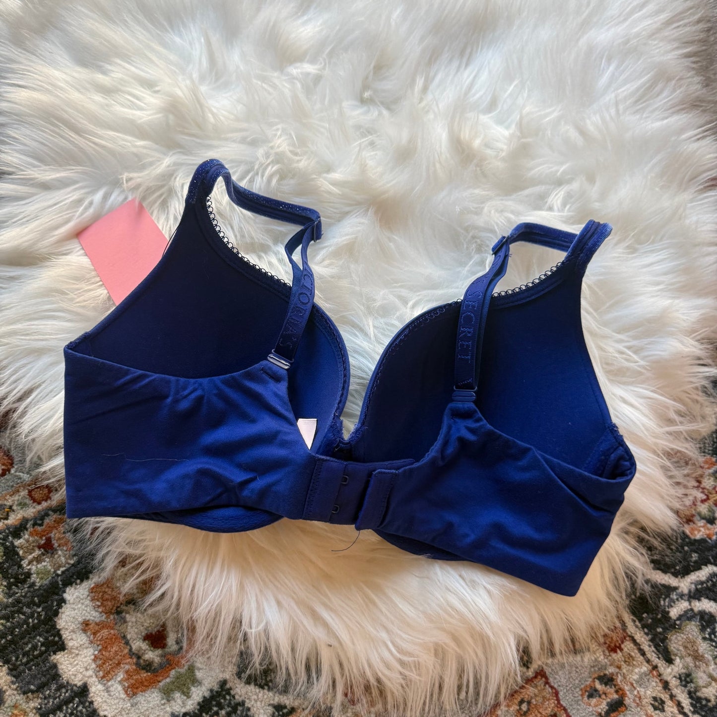 Victoria's Secret Body by Victoria "Perfect Shape" Navy/Royal Blue Bra - 34D