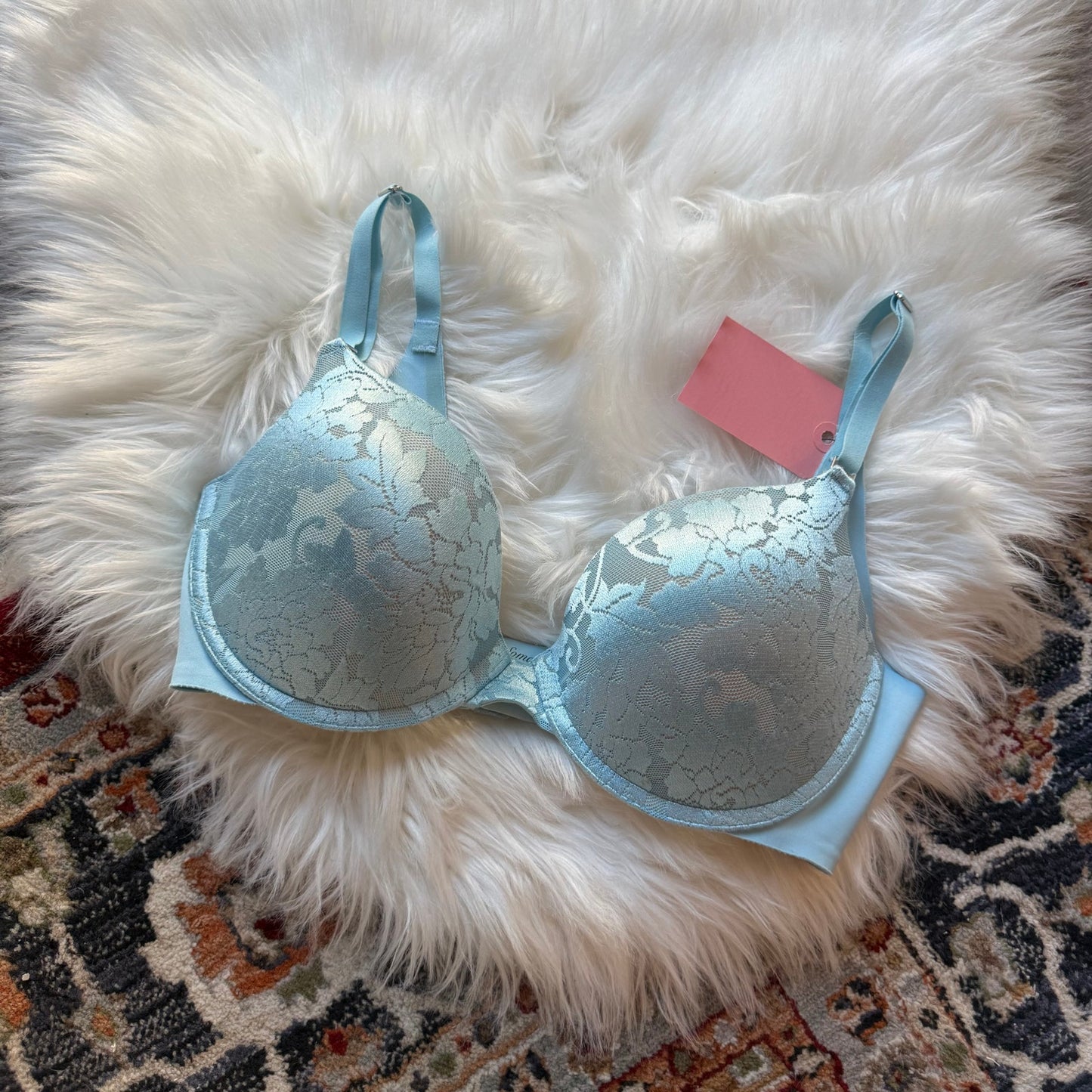Soma Tiffany Blue Lace Bra - 34D