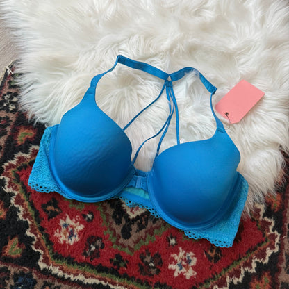 Ambrielle (JC Penney) Blue Racerback Bra - 38B