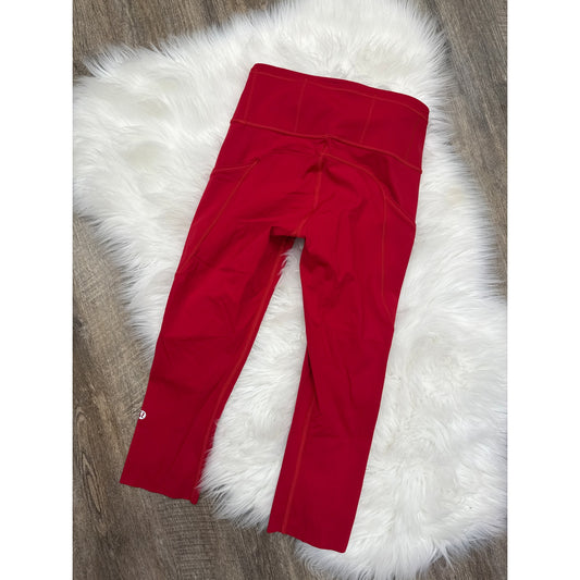 Lululemon Fast & Free Leggings - Size 4, 19"