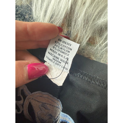 "Be Present" Cotton Blend Yoga Pants - Rare, EUC