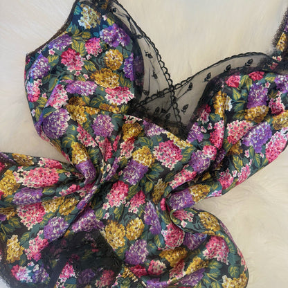 Valentino Intimo Vintage Satin Lounge Set - Size M/L