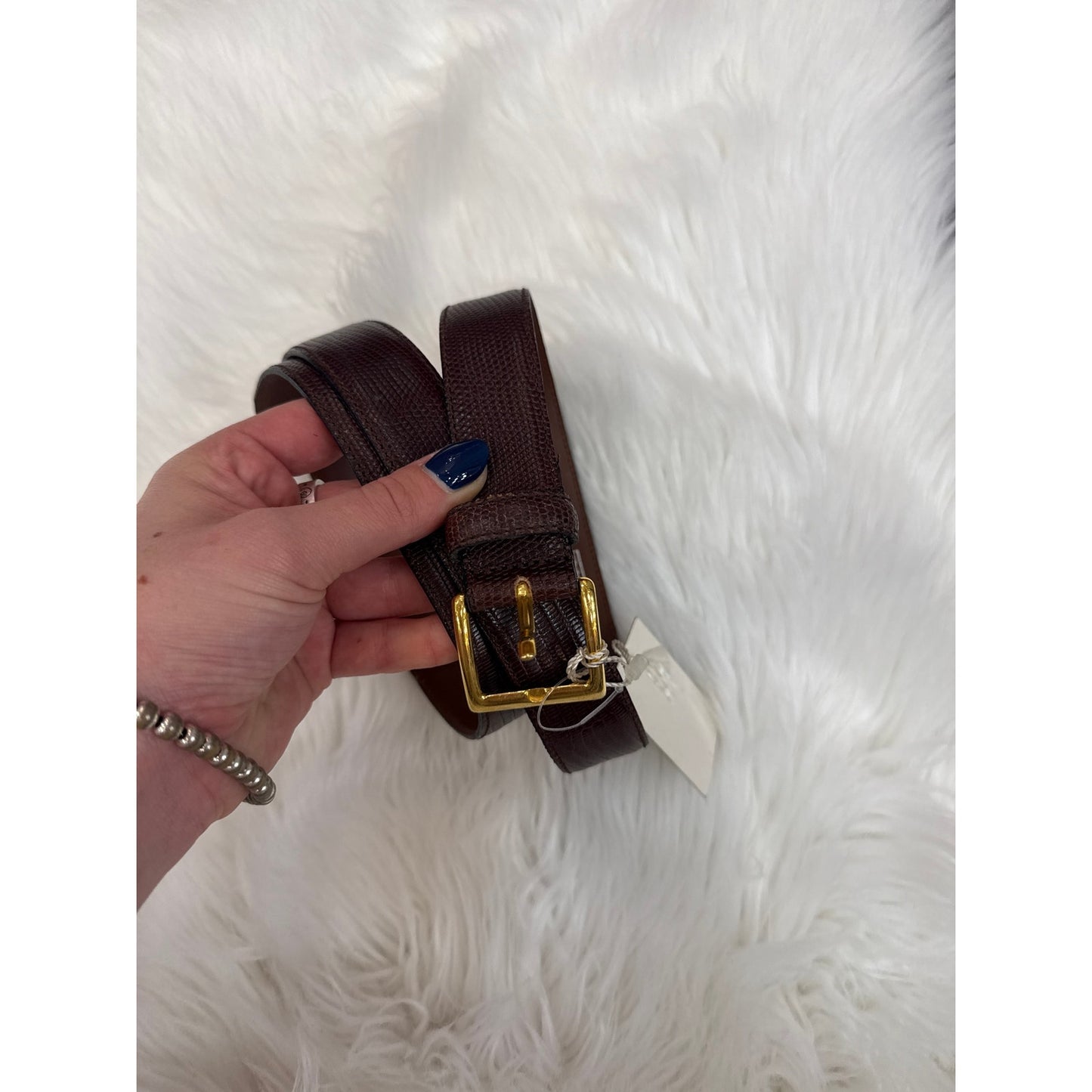 Vintage Franco Perrelli Leather Belt - Size 36