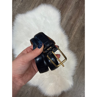 Vintage Leather Belt - Size 36