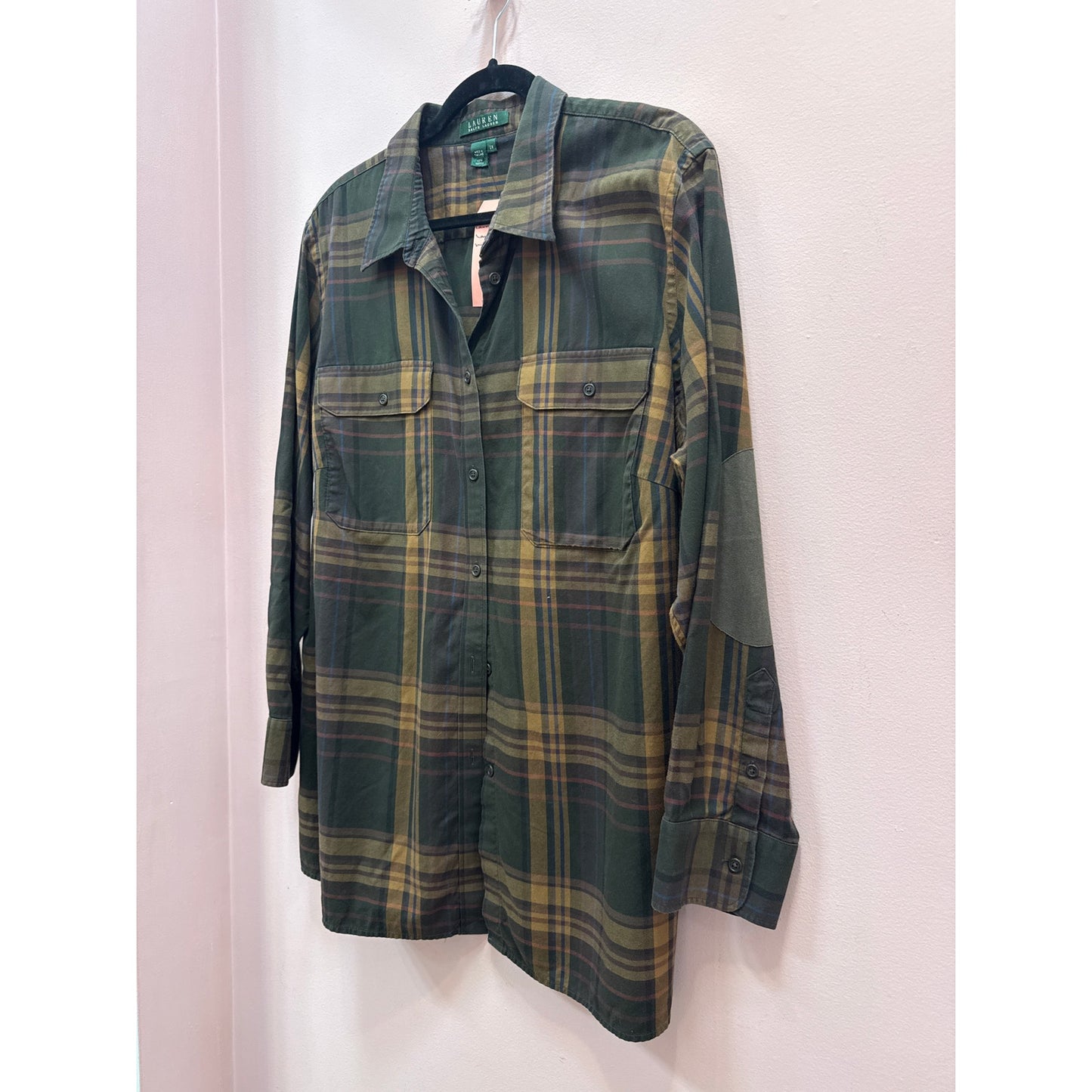 Lauren Ralph Lauren All Cotton Plaid Button Down - Size 2XL