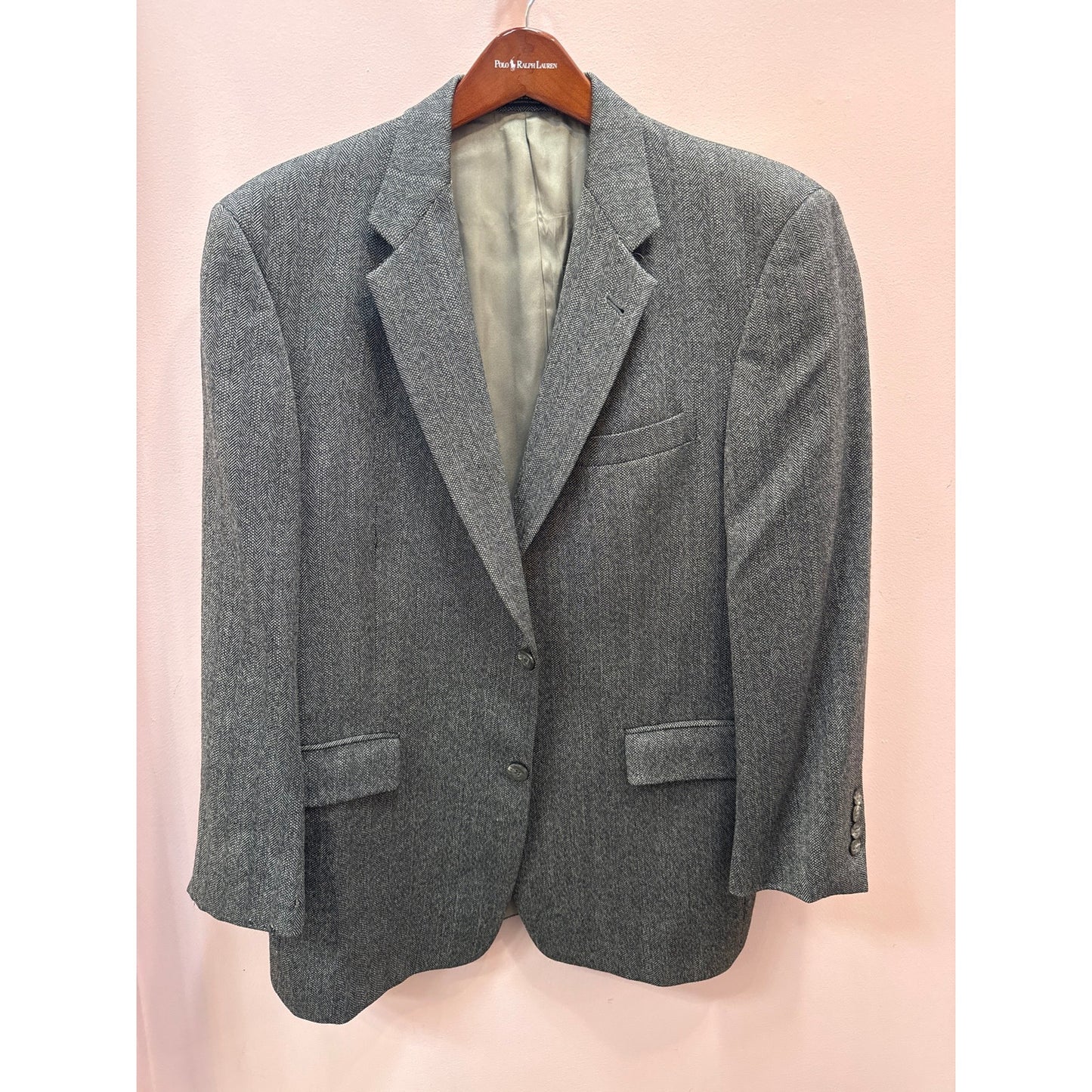 Vintage Hart Shaffner & Marx 100% Wool Suit Jacket - Size 42