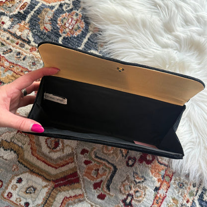 Victoria's Secret Vintage 1990s Black Velvet Evening Bag/Clutch