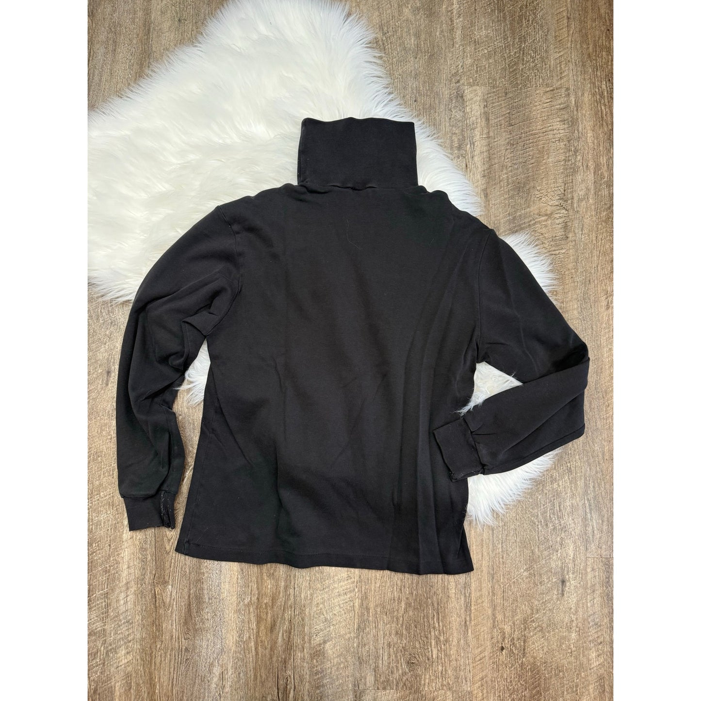 Vintage Black Turtleneck - Size M