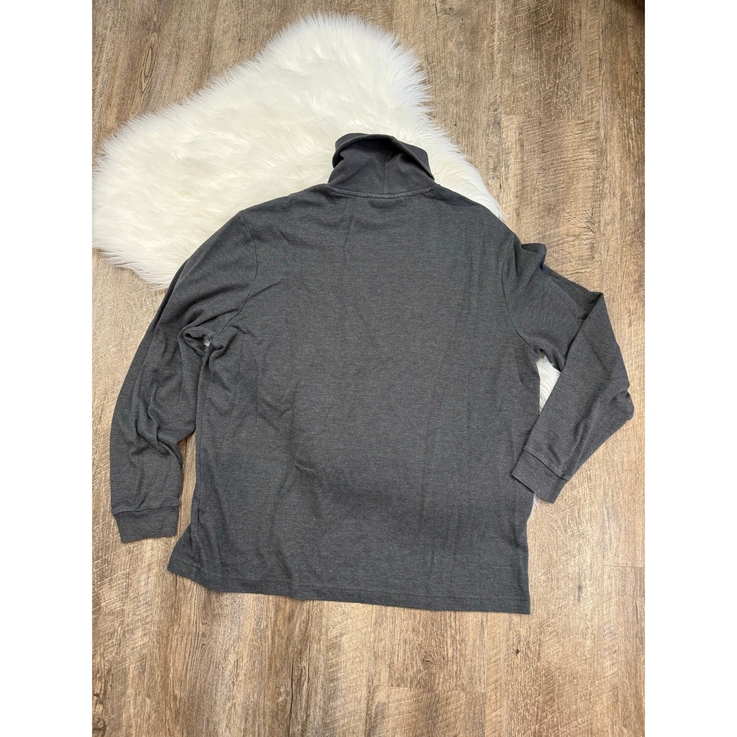 Vintage Grey Long Sleeve Turtleneck - Size L