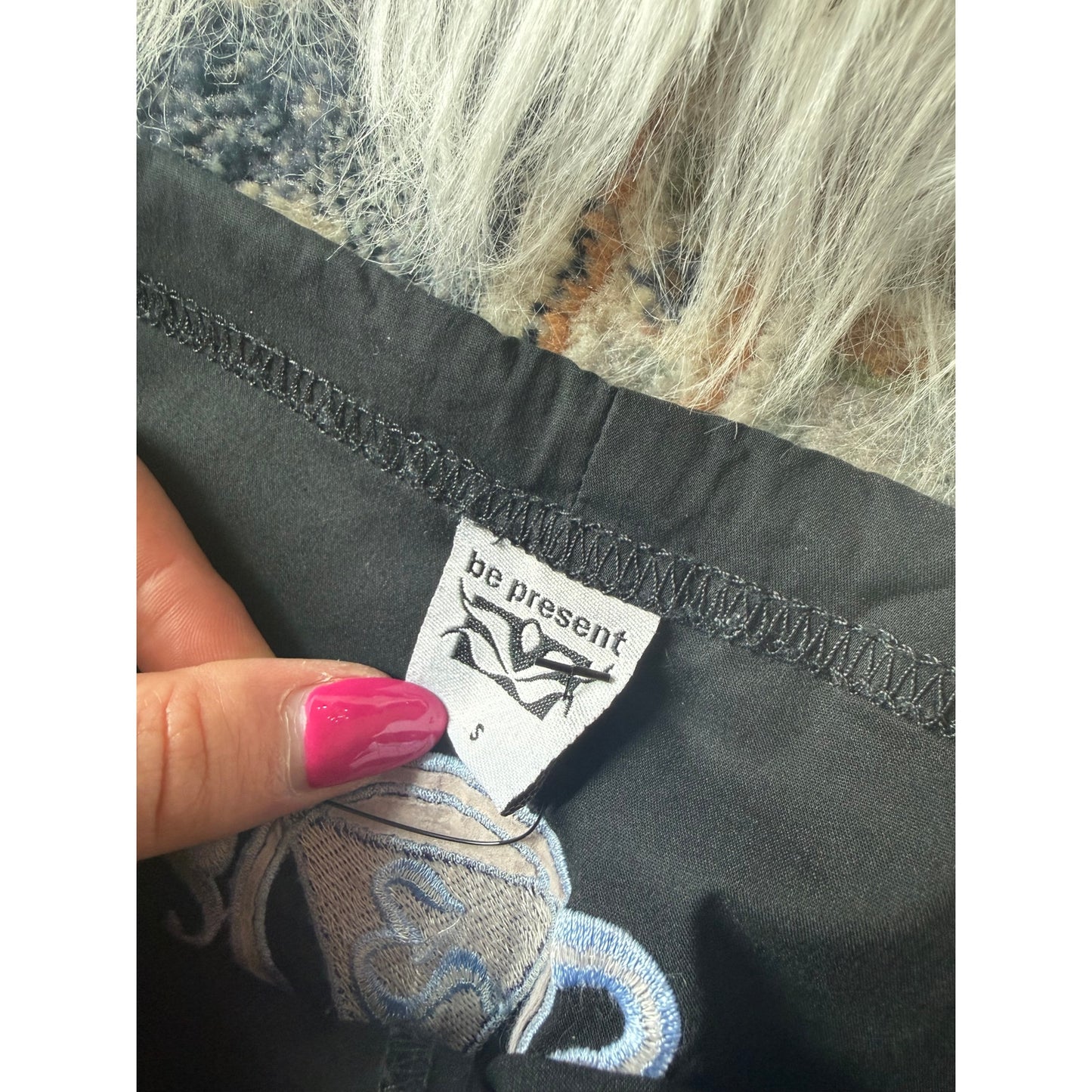 "Be Present" Cotton Blend Yoga Pants - Rare, EUC
